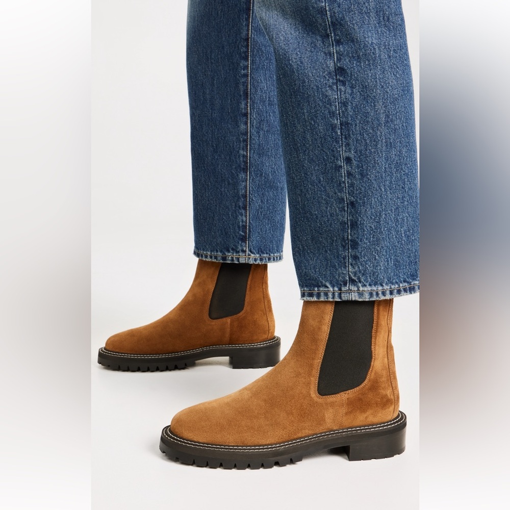 NWT Staud - Dutch boots, tan, size 37 (US7)